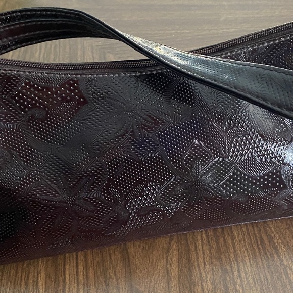 Embossed Flower Shoulder Bag - Picture 1 of 6